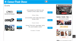 Desktop Screenshot of cannes-trade-shows.com