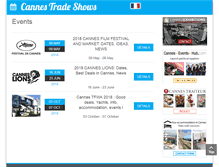 Tablet Screenshot of cannes-trade-shows.com